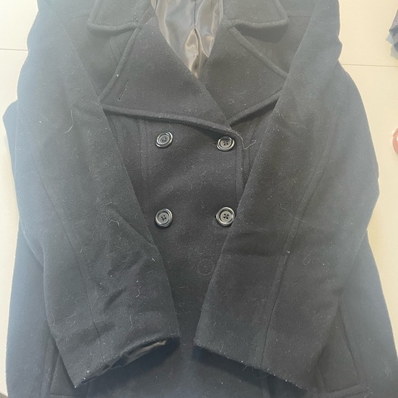 croft & barrow Jackets & Blazers - Croft & Barrow Classic Black Pea Coat